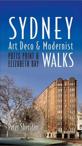 This cover is a view of an art deco apartment building in Kings Cross, Sydney. The El Alamein Memorial Fountain is in the foreground.
