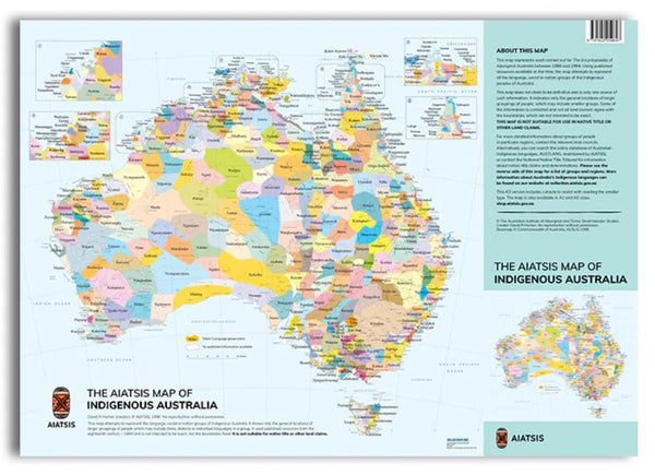 AIATSIS Map Indigenous Australia A0 Fold
