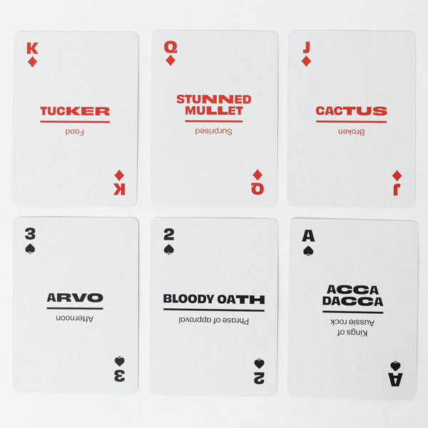 Aussie Slang Playing Cards Wayfarer Tin