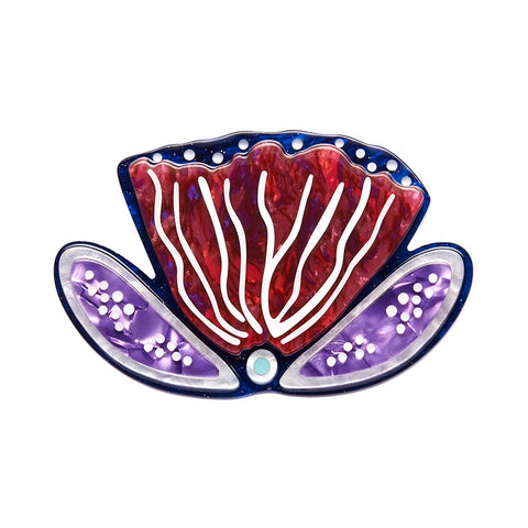 Erstwilder x Lauren Rogers Fervent Feather Flower Brooch