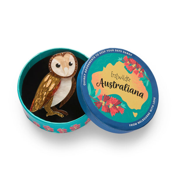Erstwlder Maisie the Masked Owl Brooch