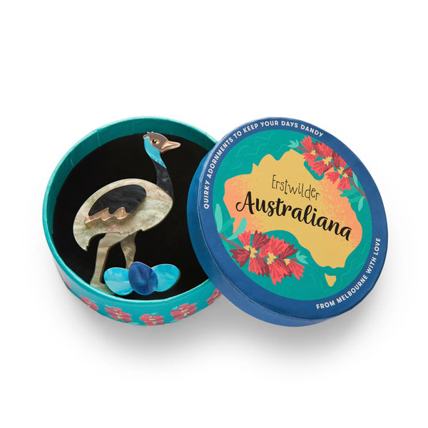 Erstwilder Elliot the Emu Brooch