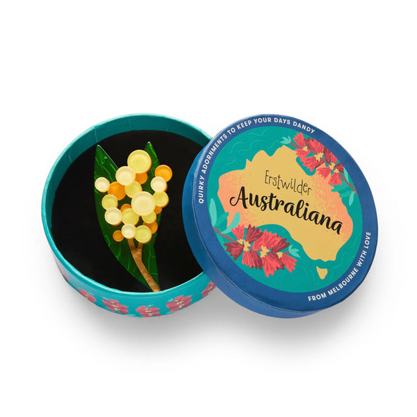 Erstwilder Golden Wattle Brooch