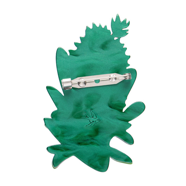 Erstwilder Crimson Bottlebrush Brooch