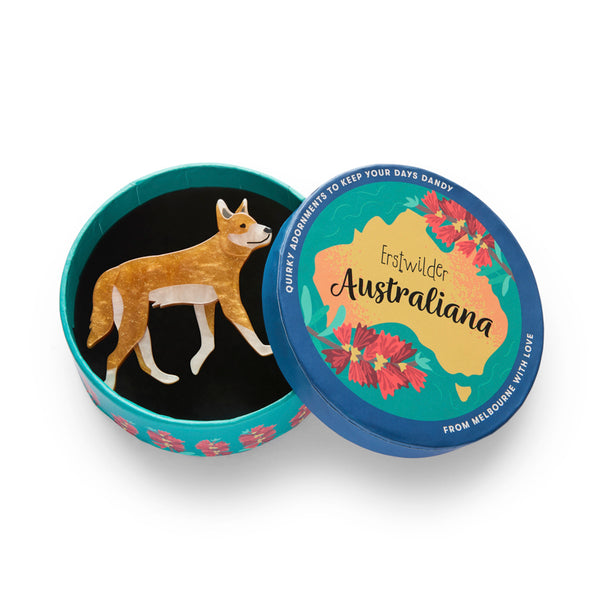Erstwilder Dave the Dingo Brooch