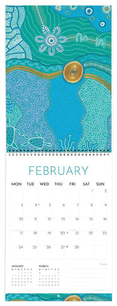 Earth Greetings 2026 Artist Calendar February