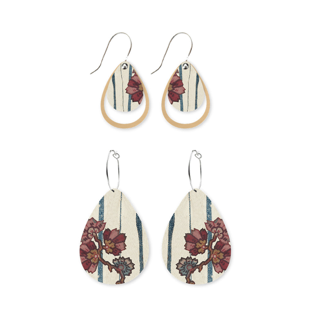 Vintage Charm Duo Tears Pack Earring