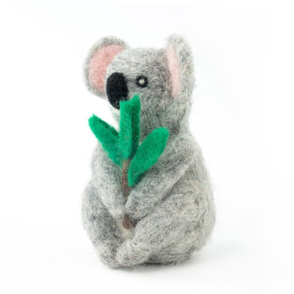 Felted Koala 100% NZ Wool