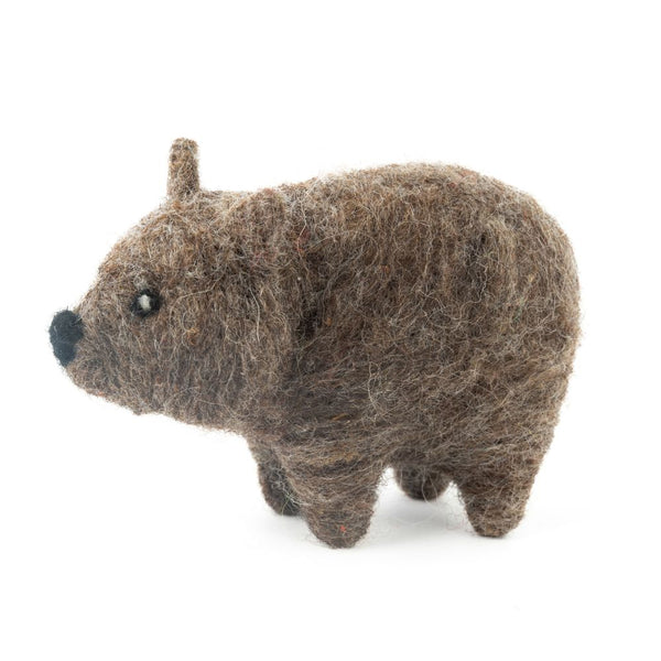 Felted Wombat 100% NZ Wool