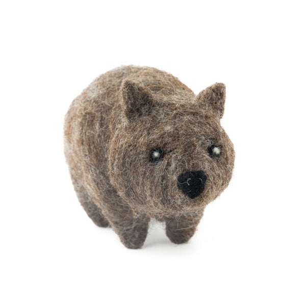 Felted Wombat 100% NZ Wool