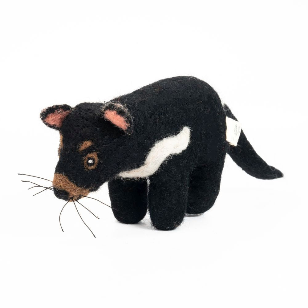 Felted Tassie Devil 100% NZ Wool