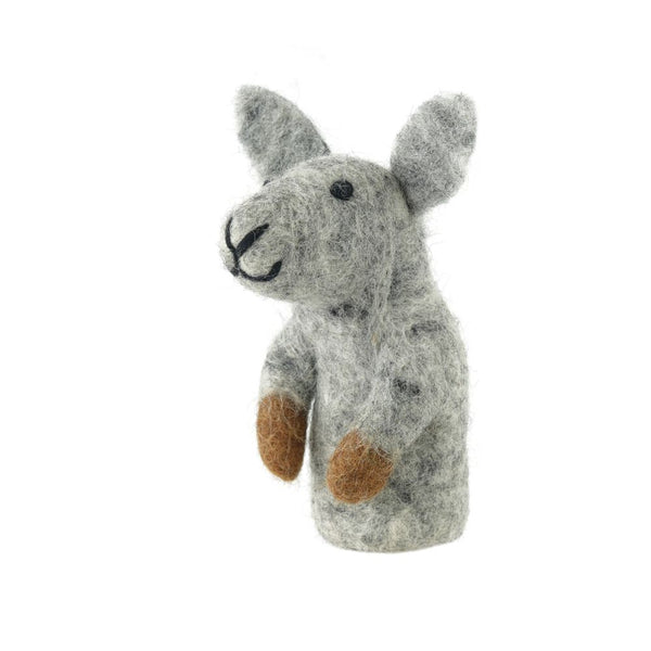 Felted Finger Puppet Kangaroo 100% NZ Wool