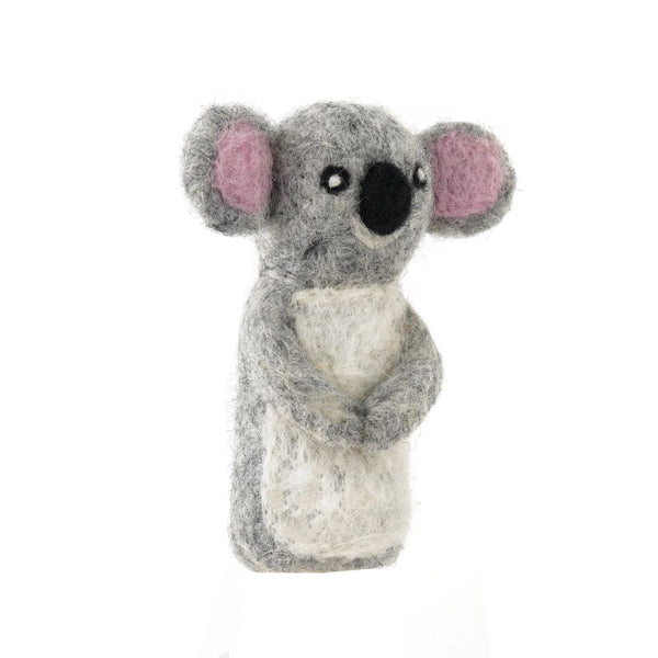 Felted Finger Puppet Koala 100% NZ Wool