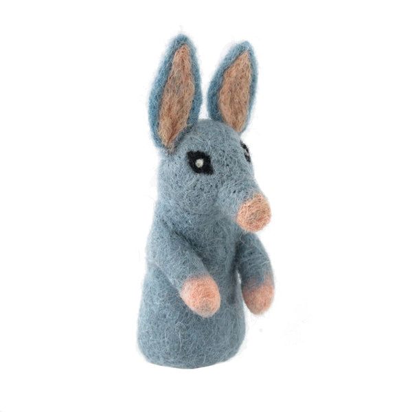 Felted Finger Puppet Bilby 100% NZ Wool