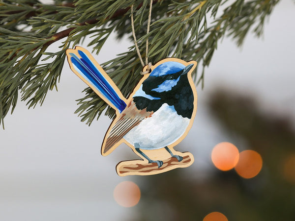 Aussie Classic Ornament - Superb Fairy-wren