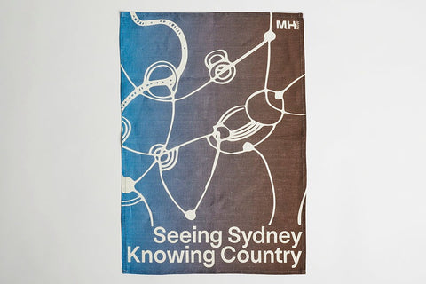 Songlines Linen Tea Towel