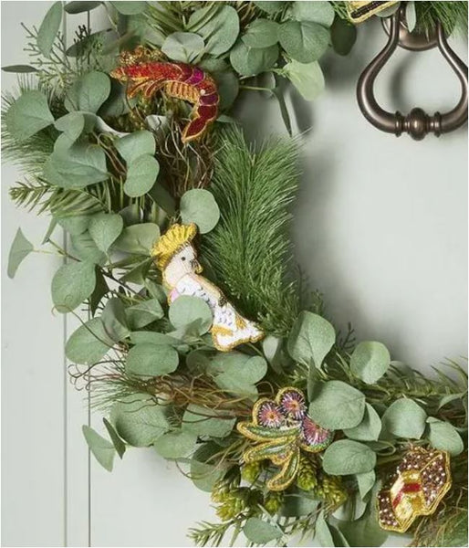 Sulphur Crested Cockatoo Sequinned Decoration