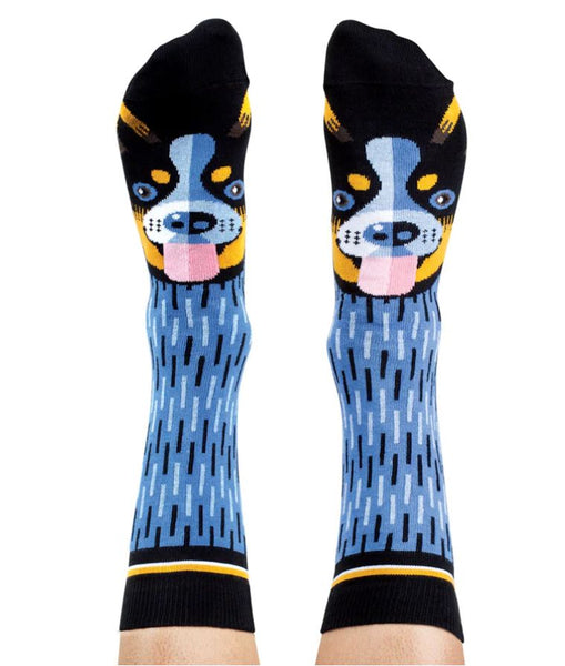 Blue Heeler Aussie Socks Size 2-8