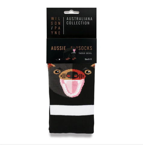 Tasmanian Devil Aussie Socks