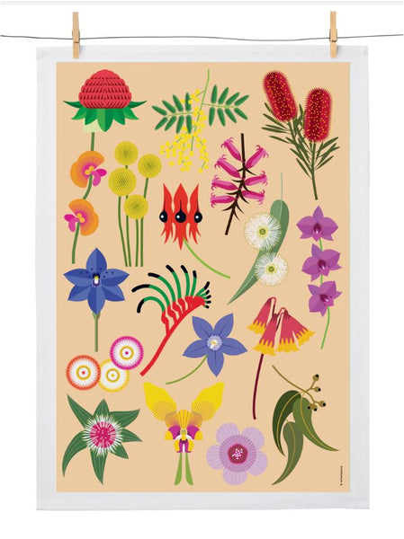 Fantastic Flora Tea Towel