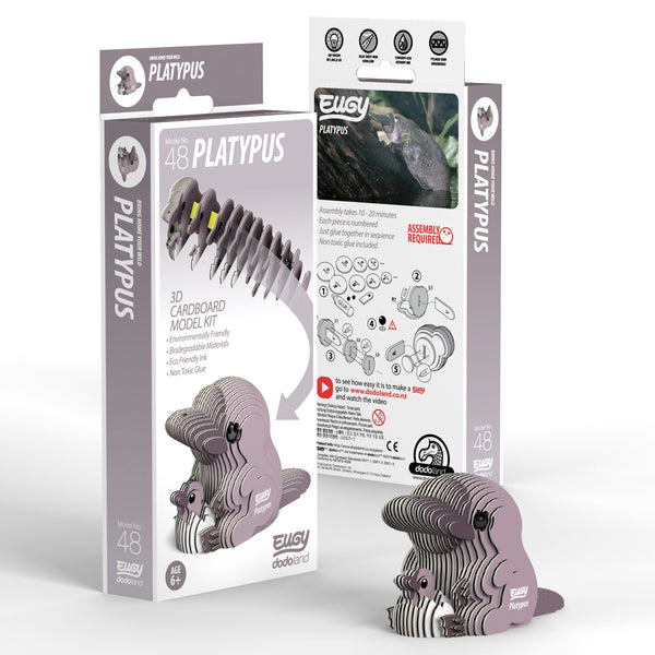 Platypus 3D Cardboard Model Kit