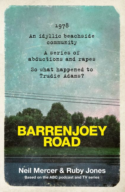 This image features the cover of the book titled "Barrenjoey Road" by Neil Mercer and Ruby Jones.