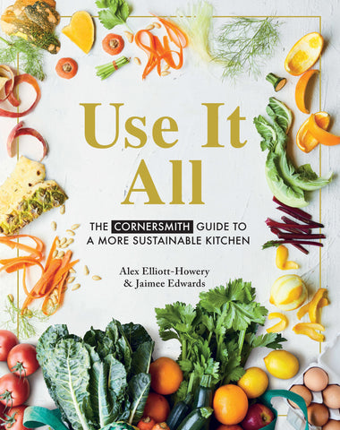 The cover of Use it All features colourful fruit and vegetables on a white background.