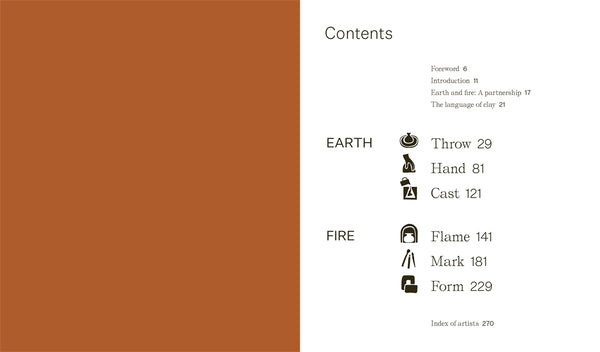 Earth & Fire: Modern potters, their tools, techniques and practices - DAMAGED COVER