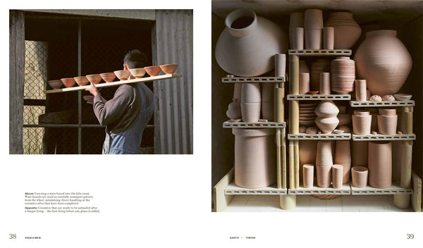 Earth & Fire: Modern potters, their tools, techniques and practices - DAMAGED COVER