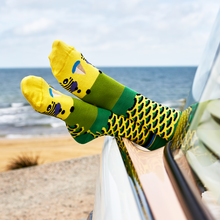 Green Budgie Aussie Socks