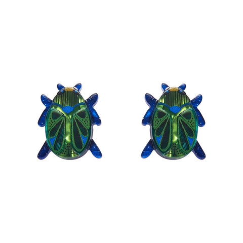Erstwilder x Jocelyn Proust Luck of the Beetle Stud Earrings