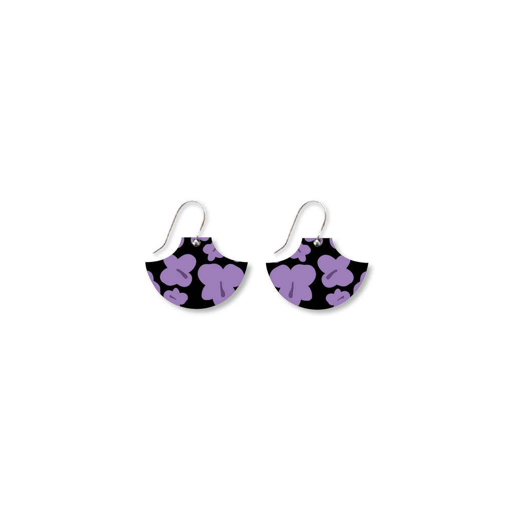 Jacaranda Pagoda Drop Earrings