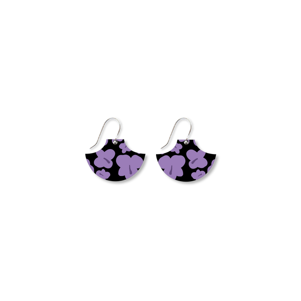 Jacaranda Pagoda Drop Earrings