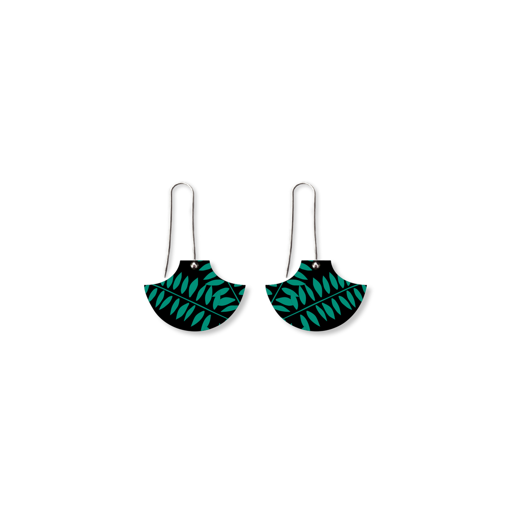 Jacaranda Pagoda Long Drop Earrings