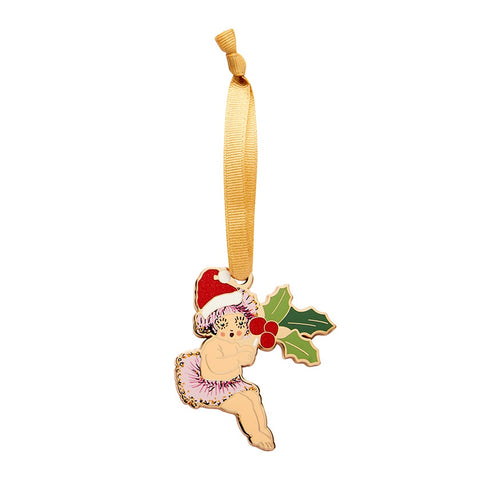 Erstwilder x May Gibbs Little Ragged Christmas Blossom Enamel Ornament