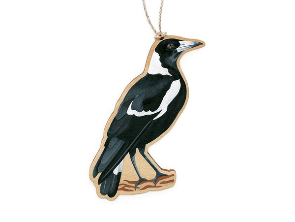 Aussie Classic Ornament - Magpie