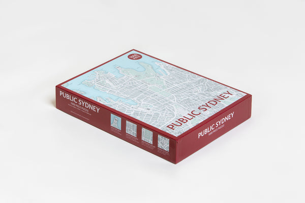 Public Sydney: 1000 Piece Jigsaw Puzzle box angle
