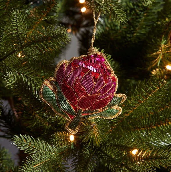 Waratah Sequin Decoration