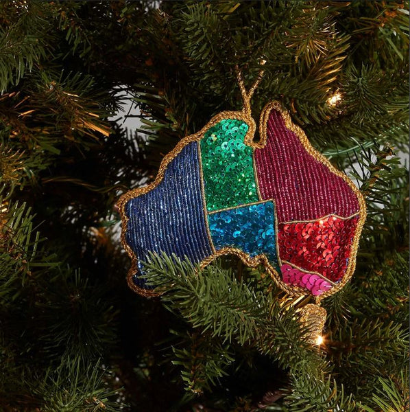 Australia Forever Sequin Decoration
