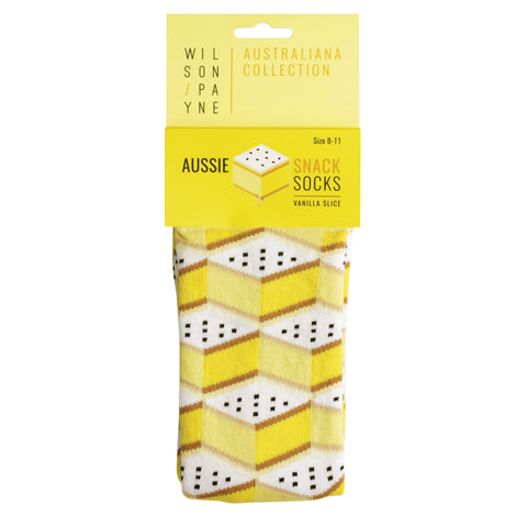 Vanilla Slice Aussie Socks