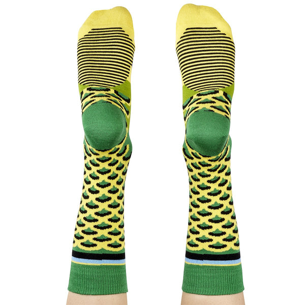 Green Budgie Aussie Socks