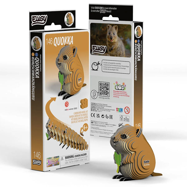 Quokka 3D Cardboard Model Kit