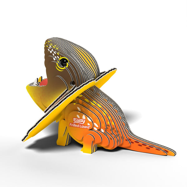 Frilled-neck Lizard 3D Cardboard Model Kit