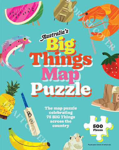 Australia's Big Things Map: 500-Piece Puzzle