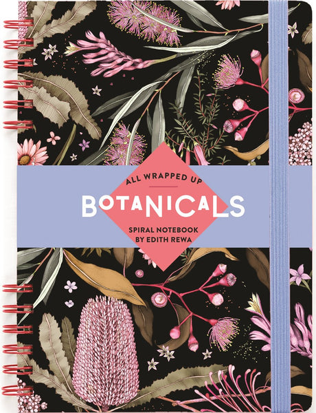 All Wrapped Up Botanicals: Edith Rewa Spiral Notebook