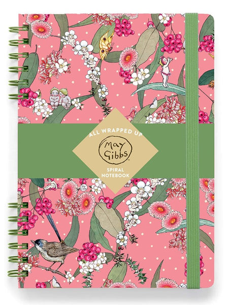 All Wrapped Up: May Gibbs Spiral Notebook