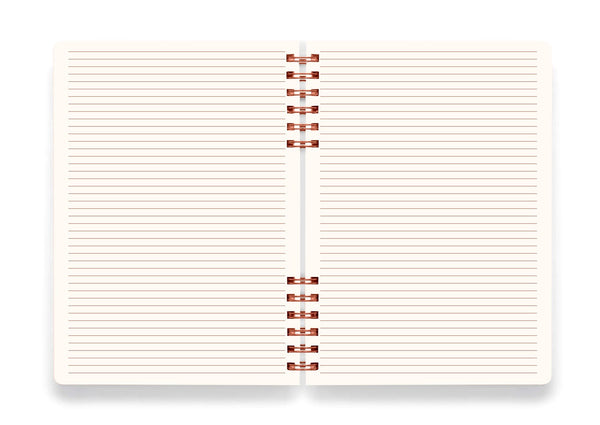 All Wrapped Up Flora & Fauna:  Eloise Short Spiral Notebook