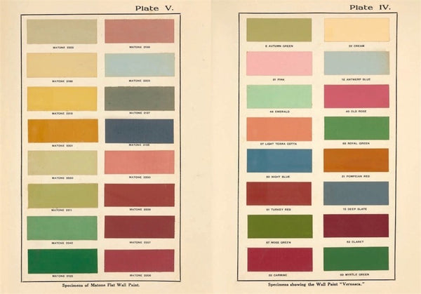 Vintage Colour Palettes: A Little Sticker Book