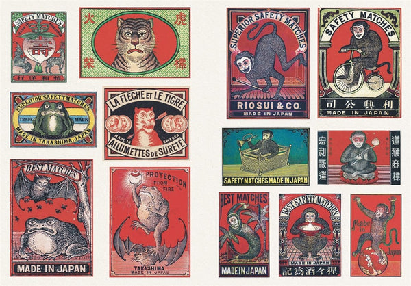 Vintage Matchboxes: A Little Sticker Book