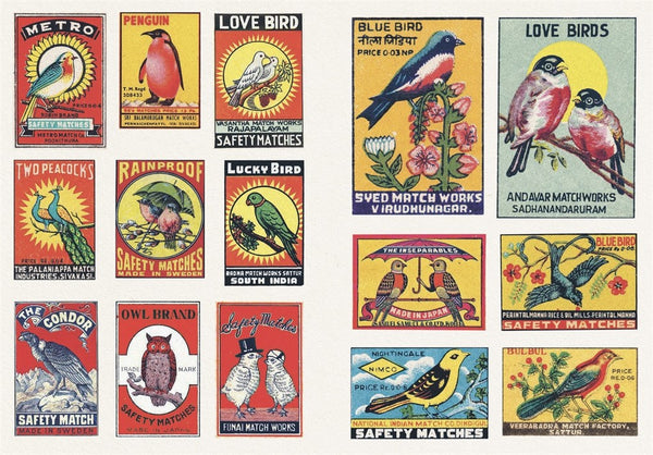 Vintage Matchboxes: A Little Sticker Book